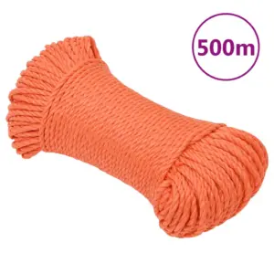 Oranž polüpropüleenist töököis, 3 mm, 500 m