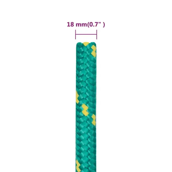 Polüpropüleenist paadiköis, roheline, 18 mm, 25 m – 6