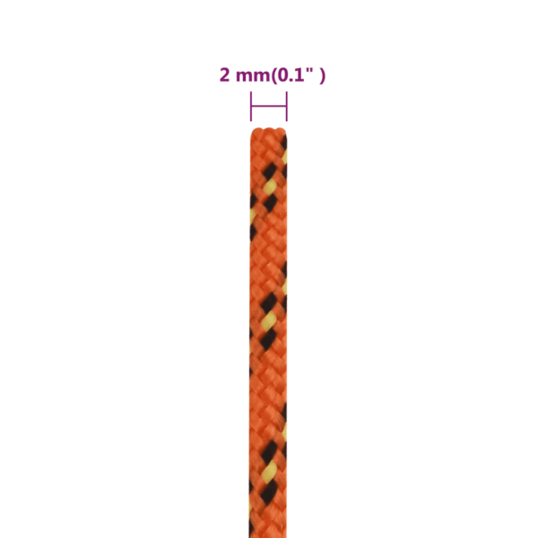 Polüpropüleenist paadiköis, oranž, 2 mm, 500 m – 6