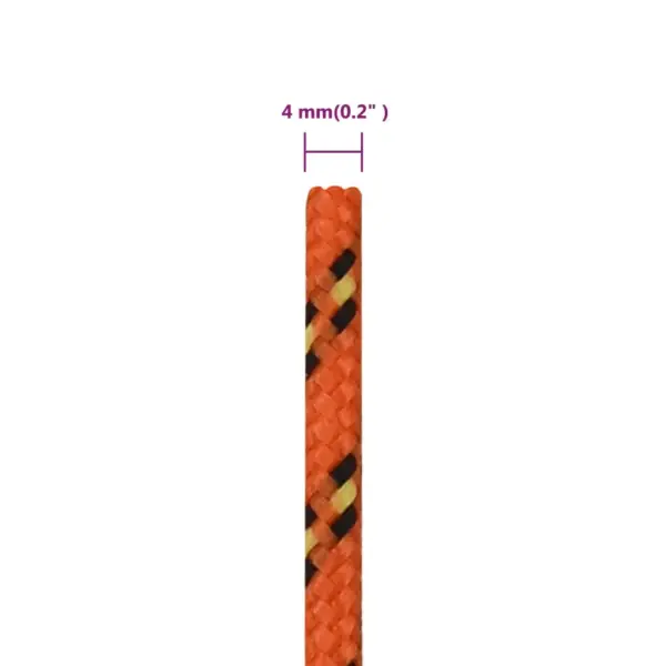 Paadiköis polüpropüleenist, oranž, 4 mm, 250 m – 6
