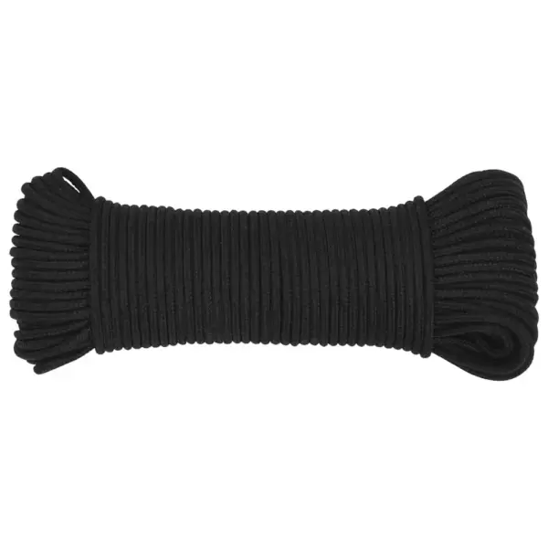 Polüpropüleenist paadiköis, must, 4 mm, 500 m – 3