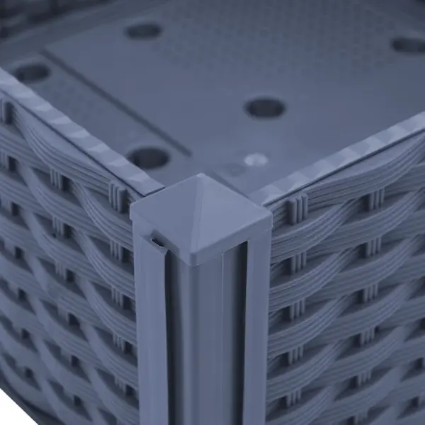 Polüpropüleenist taimekast 40 x 40 x 38 cm, sinakashall – 6