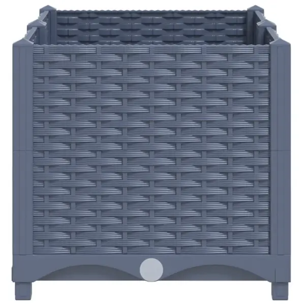 Polüpropüleenist taimekast, sinakashall, 80 x 40 x 38 cm – 4