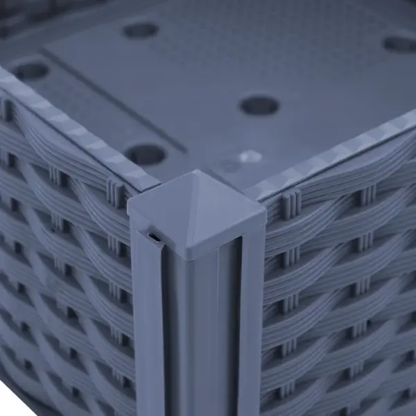 Polüpropüleenist taimekast, sinakashall, 80 x 40 x 38 cm – 6