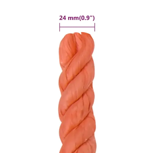 Polüpropüleenist töököis, oranž, 24 mm, 25 m – 6
