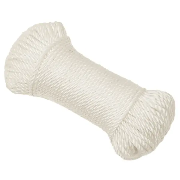 Polüpropüleenist töököis, valge, 6 mm, 100 m – 2