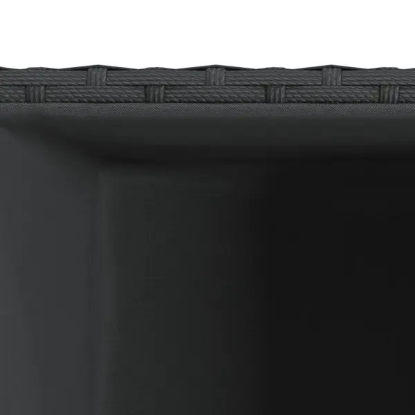 Kõrged polürotangist aia taimekastid, 2 tk, must, 40 x 40 x 80 cm – 10