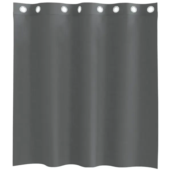 Poolläbipaistvad rõngaskardinad, 2 tk, tumehall, 140 x 140 cm – 4