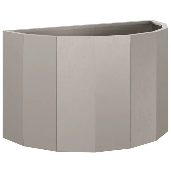 Poolringikujuline terasest taimekast roostetoonis, 60 x 30 x 35 cm – 5