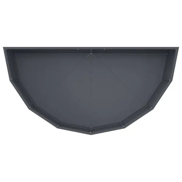 Poolringikujuline taimekast, antratsiit, teras, 120 x 60 x 35 cm – 8