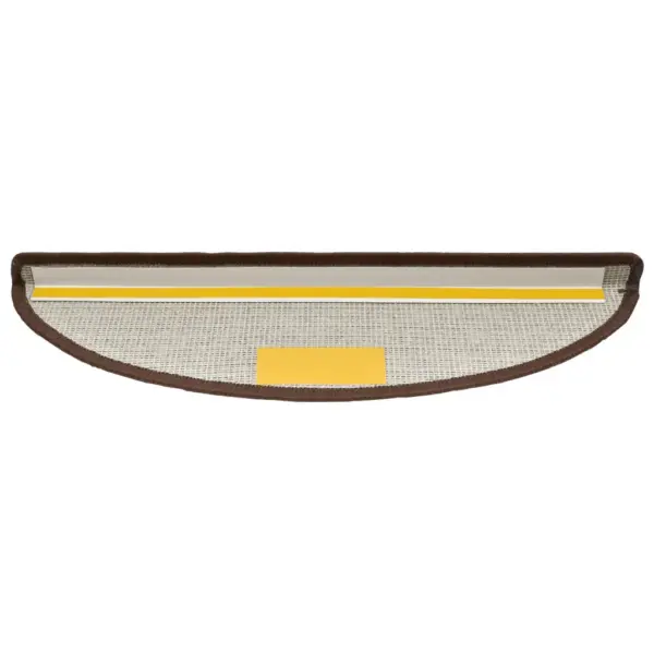 Poolringikujulised trepimatid kahepoolse teibiga, kohvipruun, 15 tk, 56 x 17 cm – 5