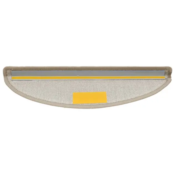 Poolringikujulised trepimatid kahepoolse teibiga, 10 tk, pruunikashall, 56 x 17 x 3 cm – 5