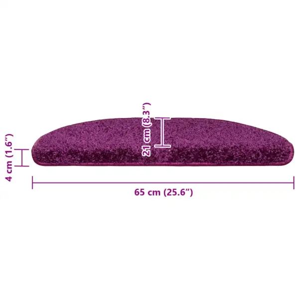 Poolringikujulised trepimatid 10 tk, violetne, 65 x 21 x 4 cm, kahepoolse teibiga – 9