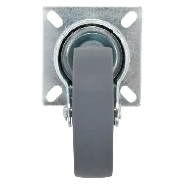 Hallid pöörlevad mööblirattad TPR-kummist, tsingitud rauast korpusega, 75 mm, 8 tk – 7