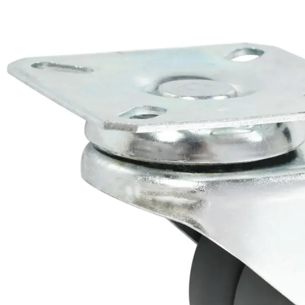 Hallid TPR pöörlevad mööblirattad kinnitusplaadiga, 4 tk, 50 mm, 100 kg – 5