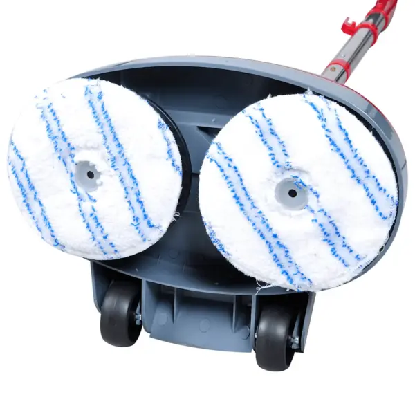 5-ühes põrandapoleerija ja -puhastaja, 180 W, 230 V, ABS korpusega, roostevabast terasest käepidemega, punane – 9