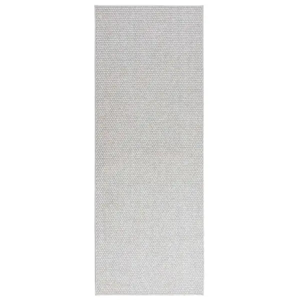 Ristkülikuline põrandavaip Lugo, kreem ja hall, libisemisvastase tagusega, 150 x 80 cm, polüester – 2