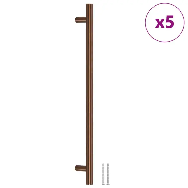 Kapi käepidemed 5 tk, pronks, roostevaba teras, 320 mm ava vahega – 2