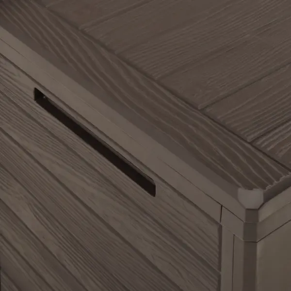 Pruun aia hoiukast lukustatava kaanega, 140 l, polüpropüleen, 58,5 x 46 x 55 cm – 9