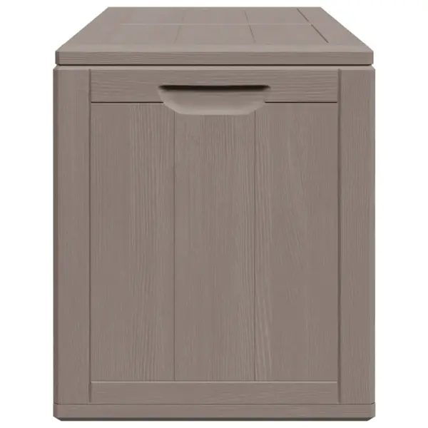 Aia hoiukast puiduimitatsiooniga, 180 l, pruun PP, 80,5 x 44 x 51 cm – 5