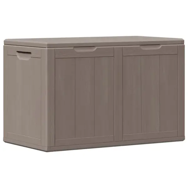 Aia hoiukast puiduimitatsiooniga, 180 l, pruun PP, 80,5 x 44 x 51 cm – 6