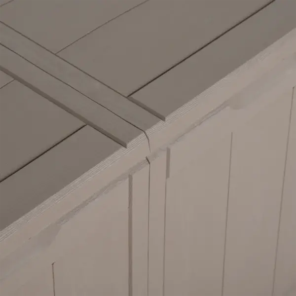 Aia hoiukast puiduimitatsiooniga, 180 l, pruun PP, 80,5 x 44 x 51 cm – 7