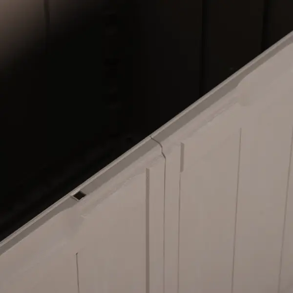 Aia hoiukast puiduimitatsiooniga, 180 l, pruun PP, 80,5 x 44 x 51 cm – 8