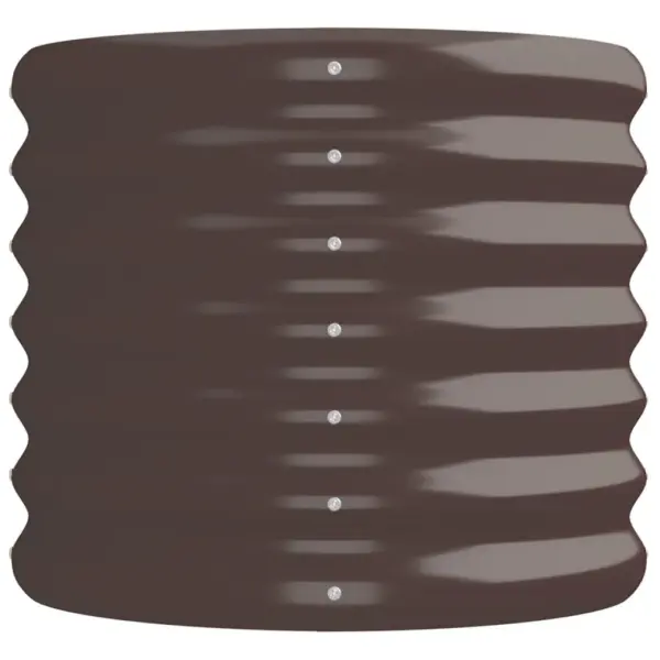 Aia taimelava galvaniseeritud terasest, pruun, 224 x 40 x 36 cm – 4