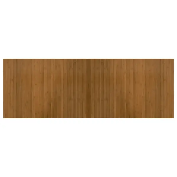 Ristkülikukujuline bambusvaip libisemiskindla tagaküljega, pruun, 70 x 200 cm – 2