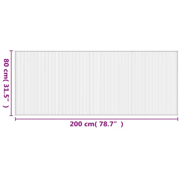 Pruun bambusvaip ristkülikukujuline, 80 x 200 cm – 8