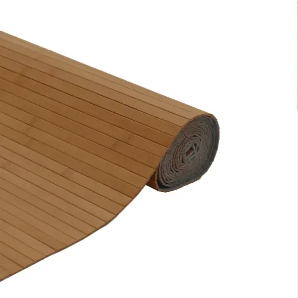Pruun ristkülikukujuline bambusvaip libisemiskindla tagaküljega, 80 x 500 cm – 4
