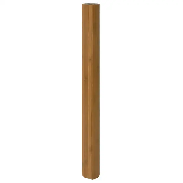 Ristkülikukujuline bambusvaip libisemiskindla tagusega, pruun, 100 x 200 cm - 3