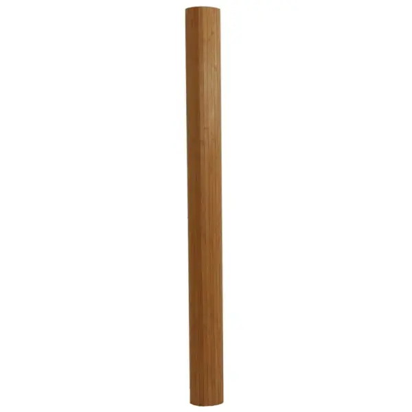 Ristkülikukujuline bambusvaip, pruun, libisemiskindla tagusega, 80 x 100 cm – 3
