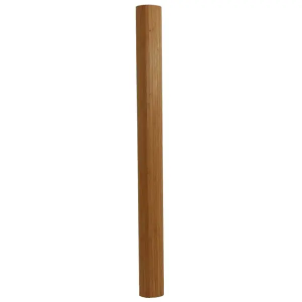 Ristkülikukujuline bambusvaip, pruun, libisemiskindla tagusega, 80 x 400 cm - 3