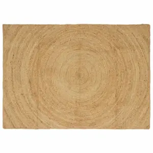 Ristkülikukujuline džuutvaip, pruun, 140 x 200 cm