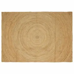 Pruun ristkülikukujuline džuutvaip, 200 x 290 cm, masinpestav