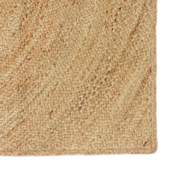 Pruun kandiline džuutvaip 200 x 200 cm, masinpestav – 5