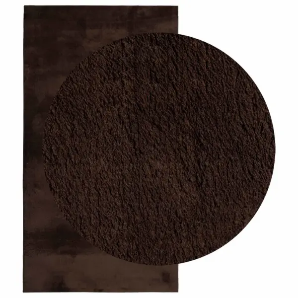 Libisemisvastane ristkülikukujuline vaip Huarte, pruun polüster, 110 x 60 cm – 3