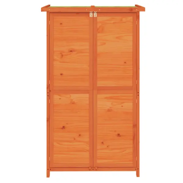 Aiatööriistakuur pruunist männipuidust, 83 x 57 x 140 cm – 5