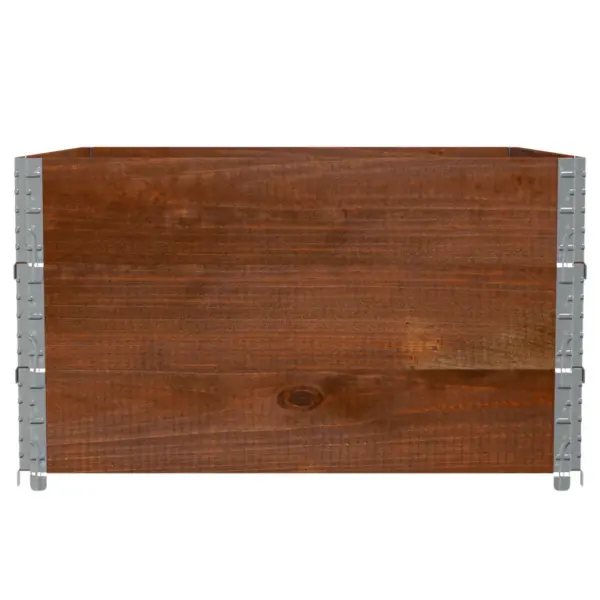 Virnastatav aiataimekast pruunist männipuidust, 100 x 100 x 60,5 cm – 4