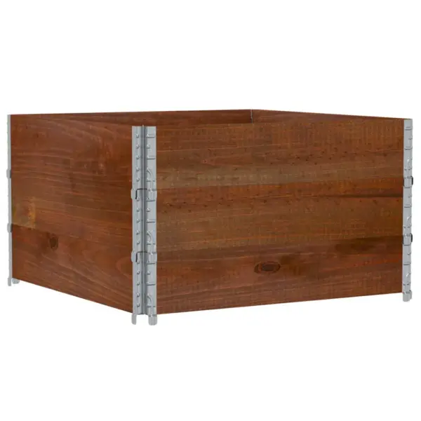 Virnastatav aiataimekast pruunist männipuidust, 100 x 100 x 60,5 cm – 5