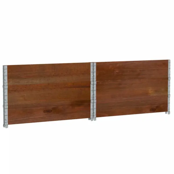 Virnastatav aiataimekast pruunist männipuidust, 100 x 100 x 60,5 cm – 6