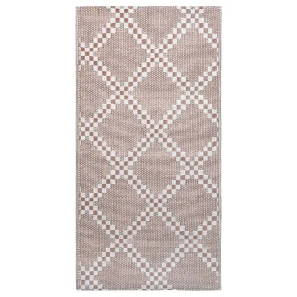 Pruun õuevaip ARAKIL jacquard-mustriga, 160 x 230 cm, polüpropüleenist – 2