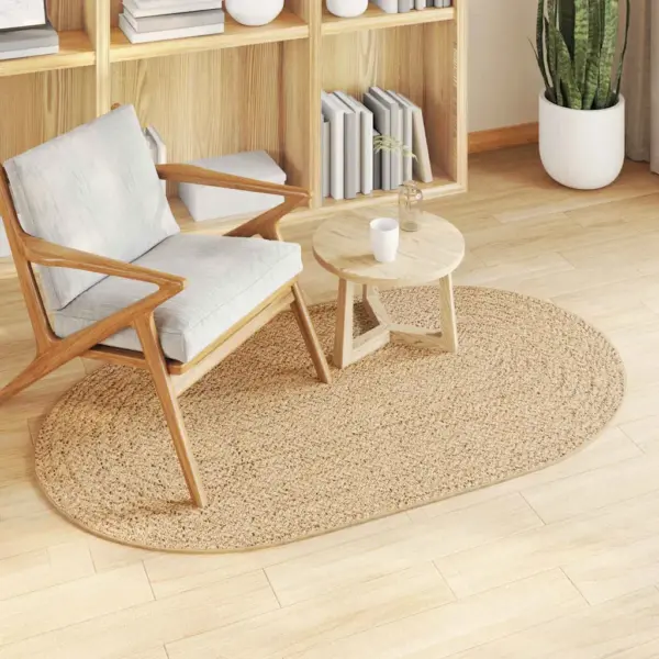 Pruun ovaalne välivaip Zizur, polüpropüleen, 150 x 80 cm – 3