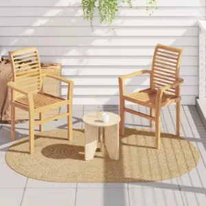 Pruun ovaalne välivaip Zizur, polüpropüleen, 200 x 140 cm