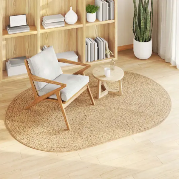 Pruun ovaalne välivaip Zizur, polüpropüleen, 200 x 140 cm – 3