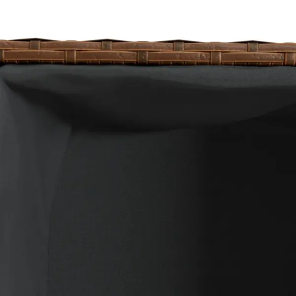 Pruun polürotangist taimekast kahe sisekotiga, 72 x 30 x 32 cm – 9