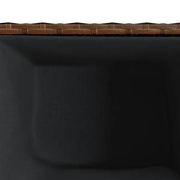 Pruun polürotangist taimekast riidest kotiga, 36 x 30 x 32 cm – 9