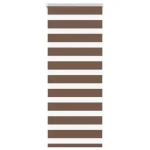 Pruun sebra ruloo päev-öö, 60 x 150 cm, polüester