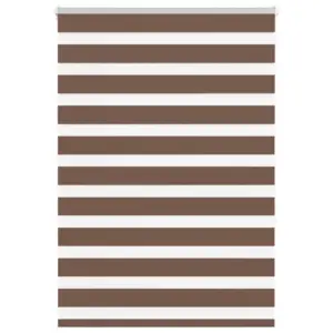Pruun sebra ruloo ketiga, 105 x 150 cm, 100% polüster